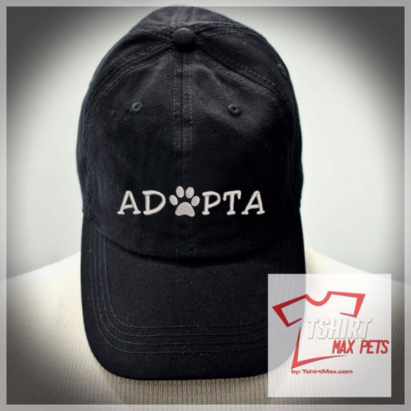 Adopta/Rescata Gorra Bordad Low Profile Unstructured  Ajustable